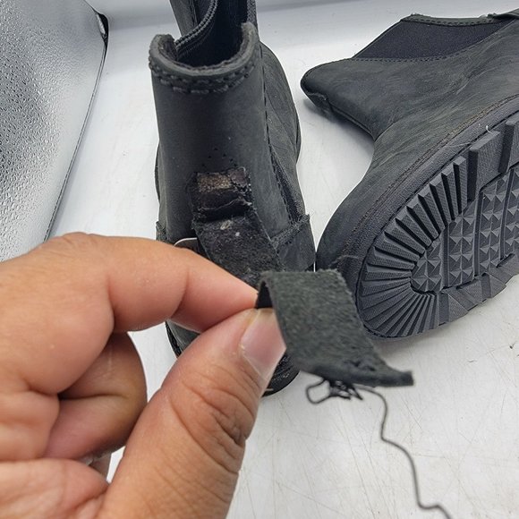 Teva Ellery Chelsea Womens 8.5 Black Waterproof Pull On Boots Casual 1111772 - Picture 14 of 14